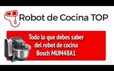 Descubre el potente y versátil Robot de Cocina Bosch MUM48SL: La herramienta imprescindible para tus recetas